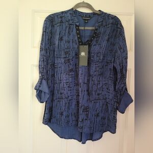 Rock Republic Lace Front Popover Top